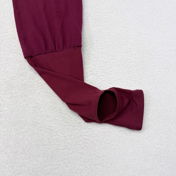 Free People Meditate Me Pants Large Red High Rise Yoga FP Movement Harem - Picture 4 of 10